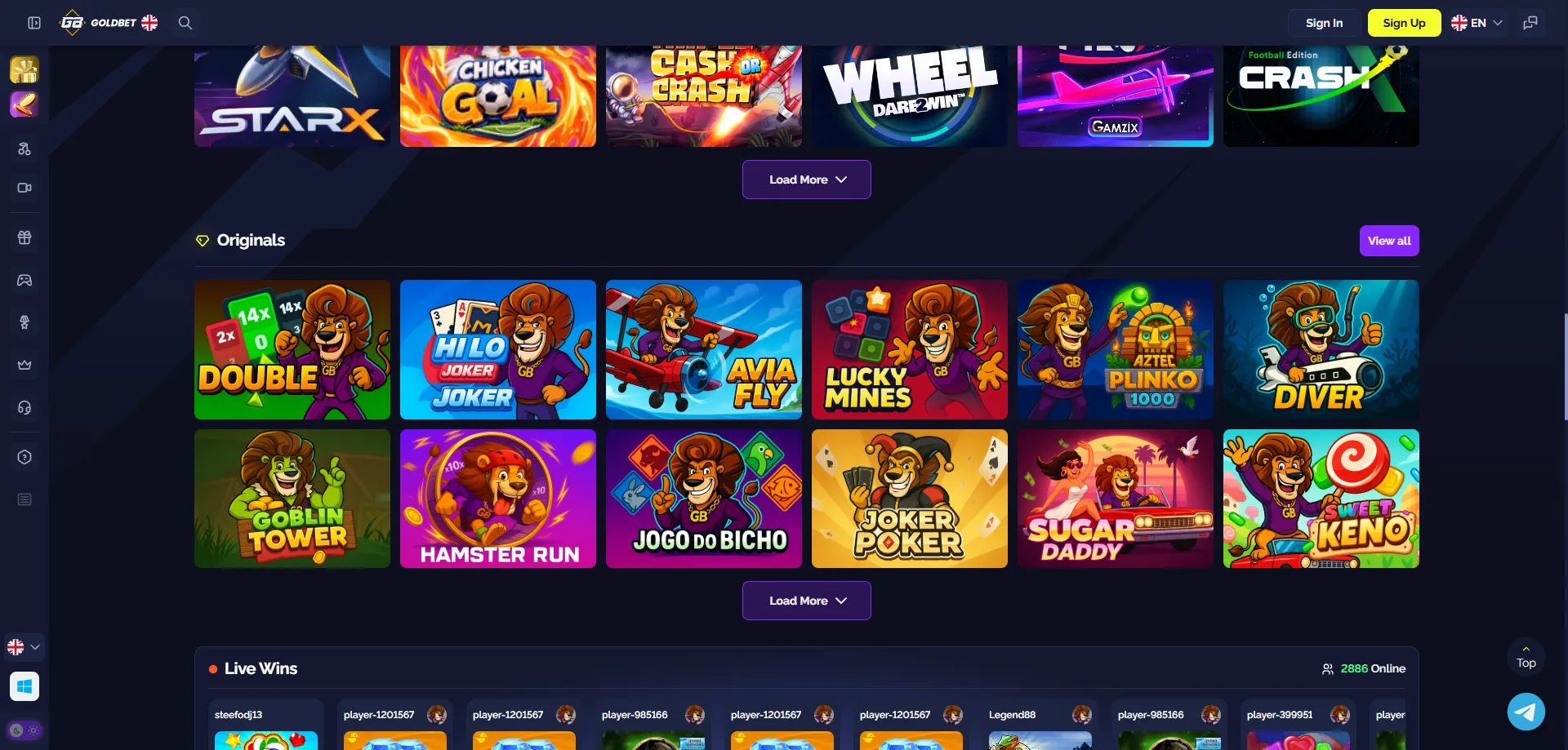 Melhores slots e caça-níqueis disponíveis na Goldbet Casino 2026